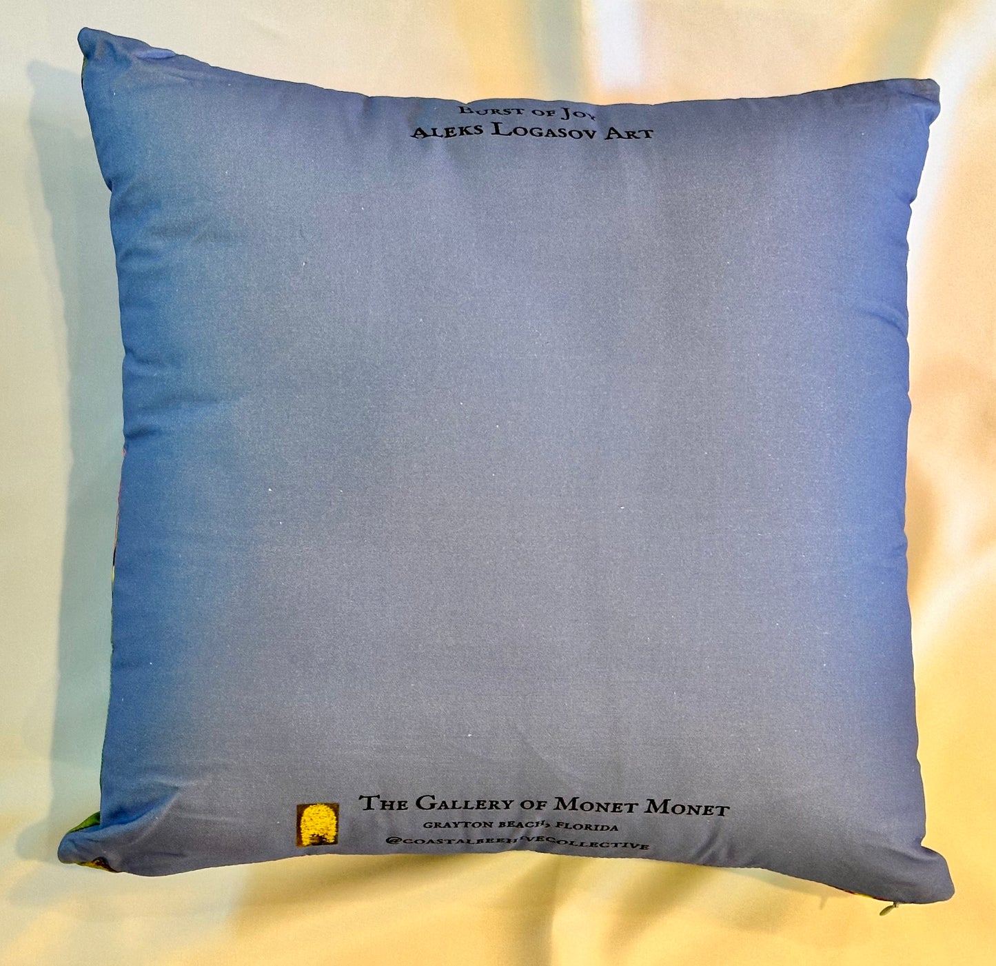 "Burst Of Joy" Aleks Logasov Original Art 30A - Pillow 20x20