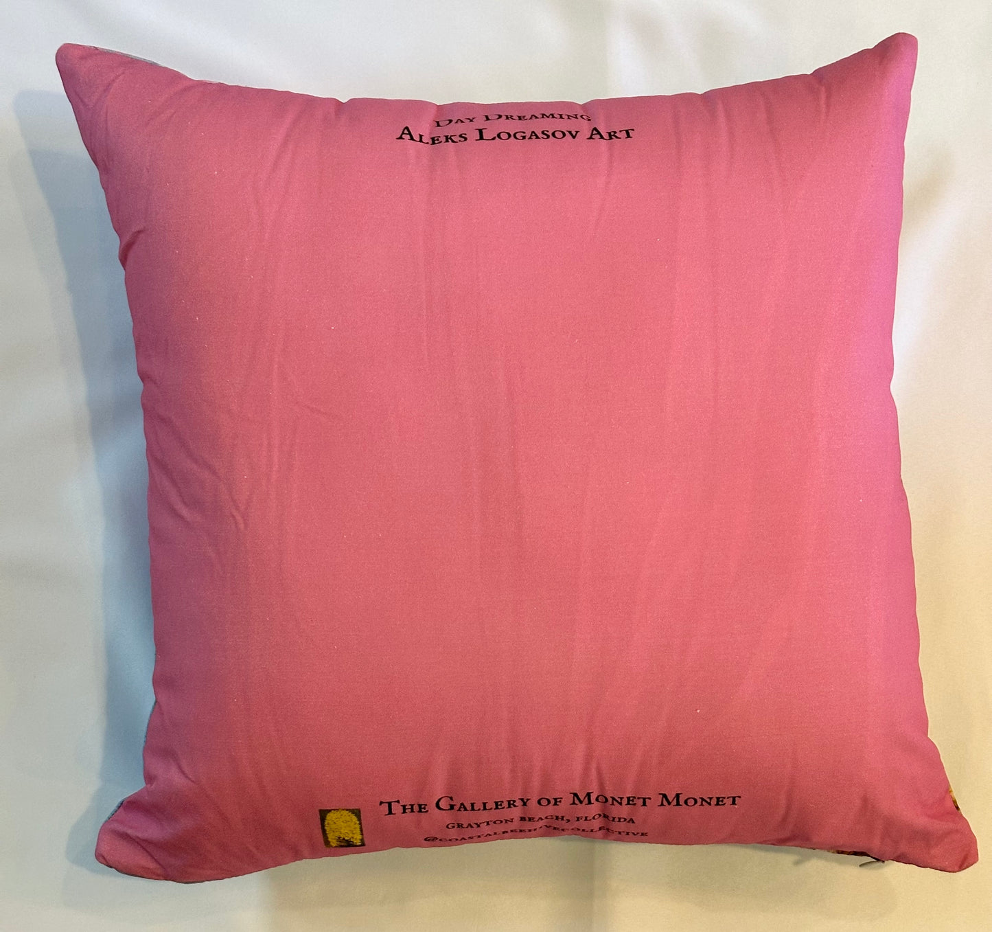 "Daydreaming" Aleks Logasov  Original Art Pillow 20x20
